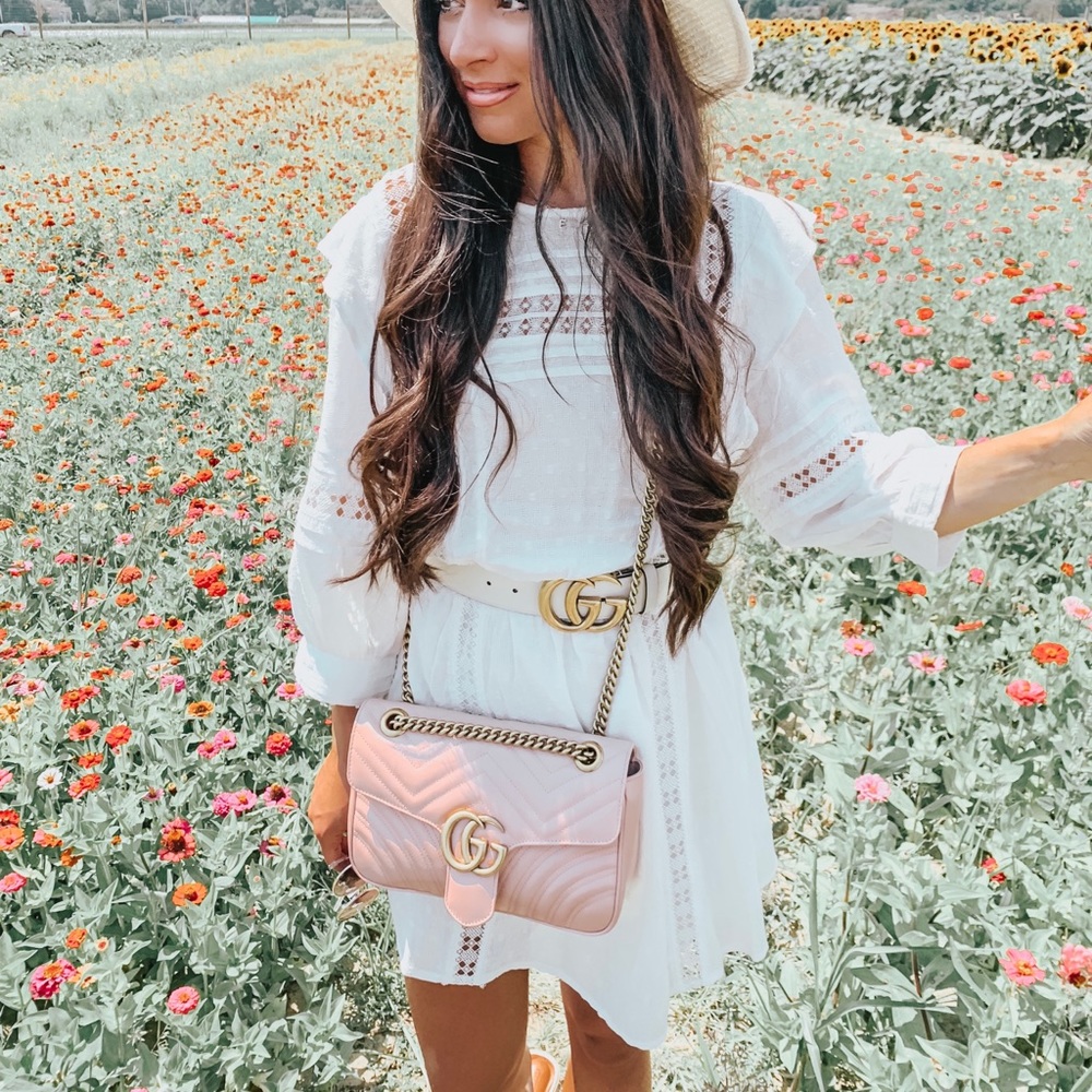 Hm white sold out lace dress 2